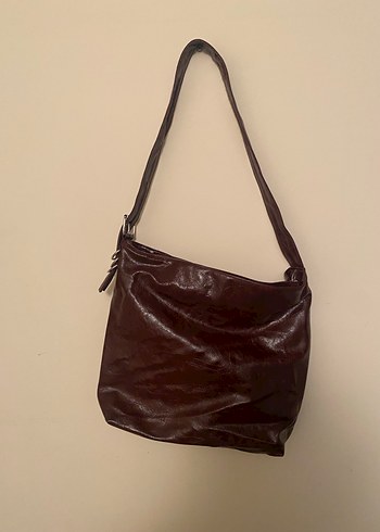 Bordo Tokalı Kadın Çanta - Görsel 6