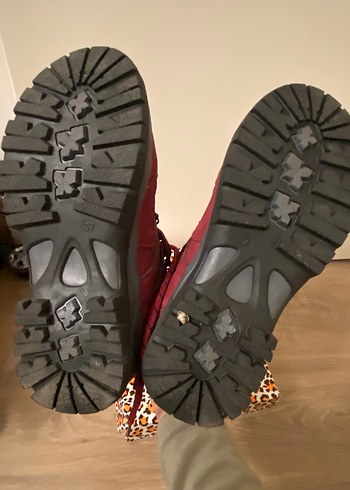 Bordo Bağcıklı  Bot - Görsel 4