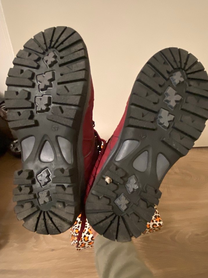 Bordo Bağcıklı  Bot - Görsel 4