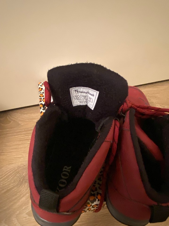 Bordo Bağcıklı  Bot - Görsel 5