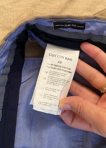 Bej Kemerli Regular Fit Erkek Keten Pantolon - Görsel 3