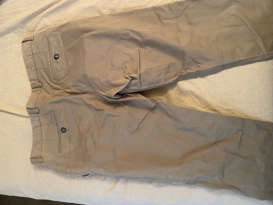 Bej Kemerli Regular Fit Erkek Keten Pantolon - Görsel 4