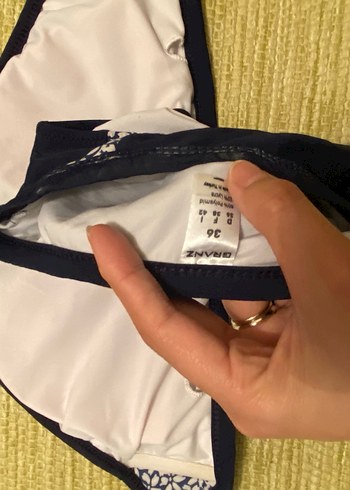 Kadın Mavi Strappy Bikini Takımı - Görsel 4