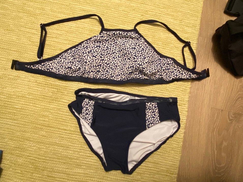 Kadın Mavi Strappy Bikini Takımı - Görsel 2