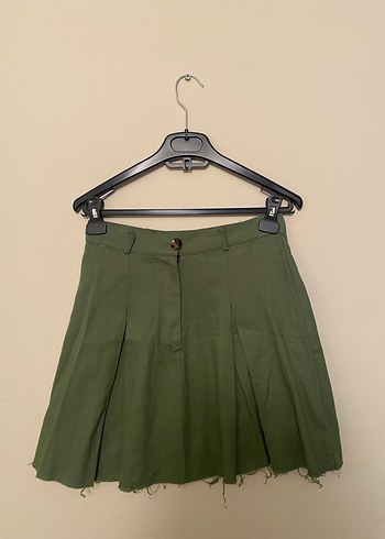 Yeşil  Kadın Etek Ceket Takım - Görsel 5