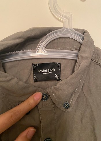 Bej Erkek Keten Gömlek - Görsel 2