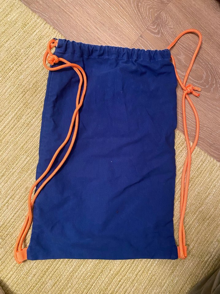 Renkli Baskılı Mavi  Spor Çantası - Görsel 2