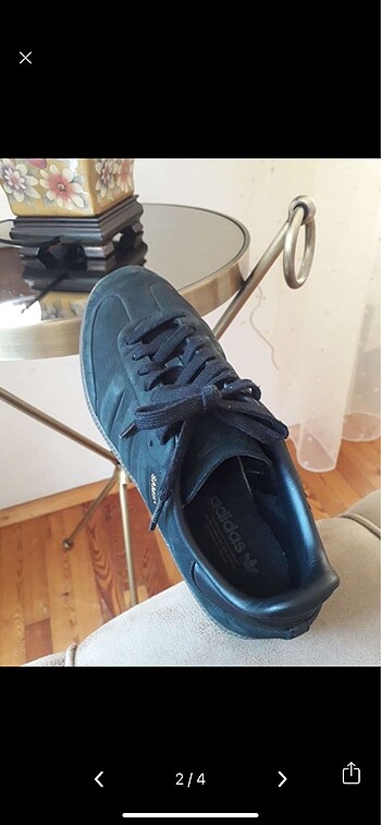 Adidas Orijinal siyah adidas samba