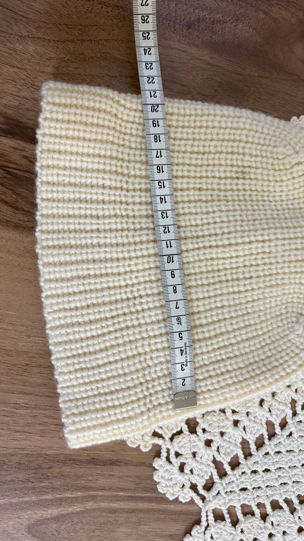 Bej Örgü Kadın Bere - Görsel 4