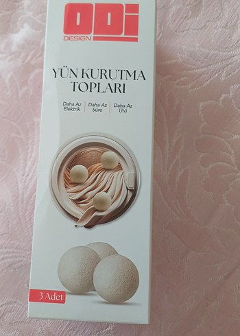 Bej Koyun Yünü Kurutma topu - Görsel 2