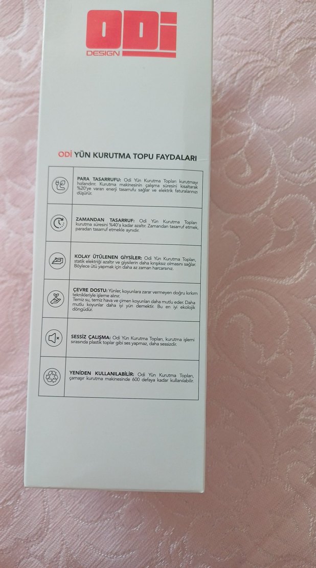 Bej Koyun Yünü Kurutma topu - Görsel 3