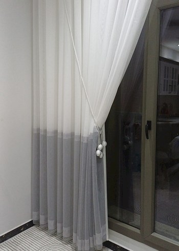 Modern Beyaz Tül Perde - Görsel 4