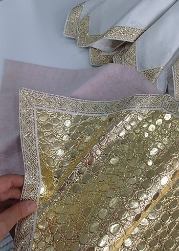 Parlak Beyaz Kurdeleli Klasik Düğün Aksesuarı - Görsel 8