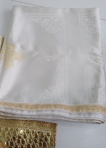 Parlak Beyaz Kurdeleli Klasik Düğün Aksesuarı - Görsel 4