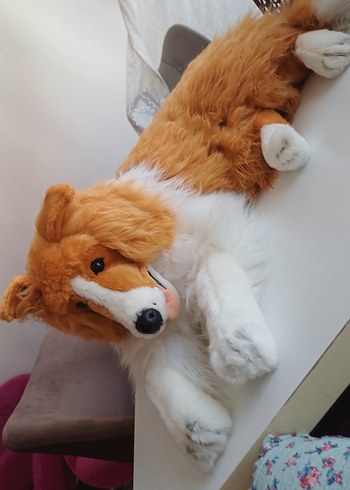 Kahverengi Yumuşak Peluş Köpek Oyuncak