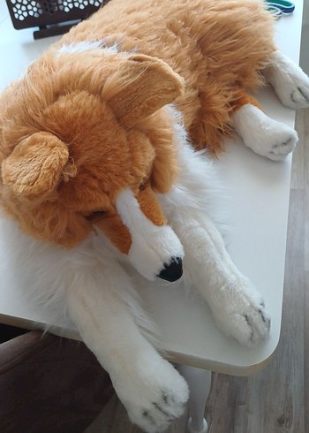 Beden Kahverengi Yumuşak Peluş Köpek Oyuncak
