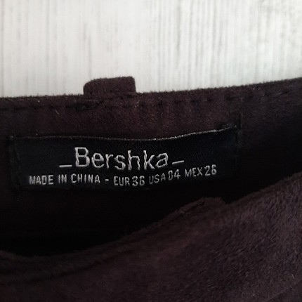 36 Beden bershka siyah şort 