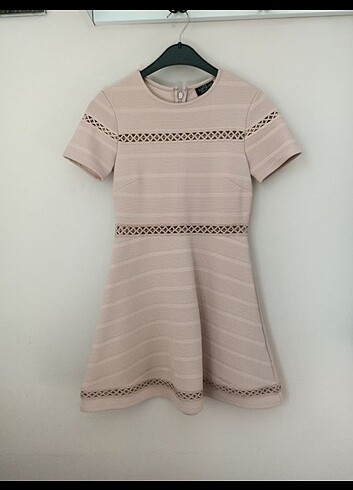 Topshop pudra mini elbise