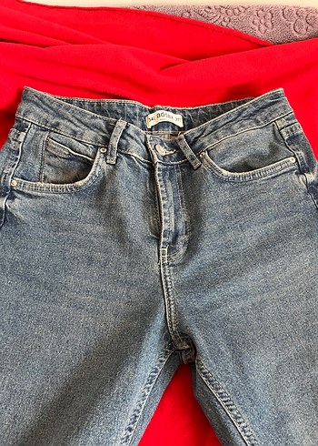 Mavi Normal Boy Kadın denim pantolon / jean - Görsel 6