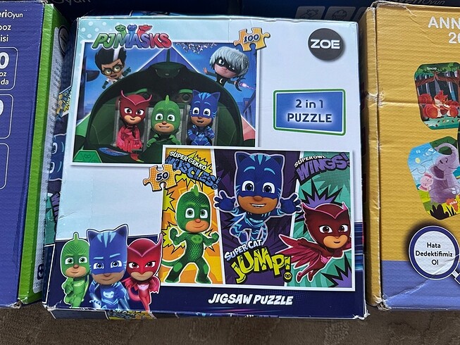  Beden 5 adet puzzle