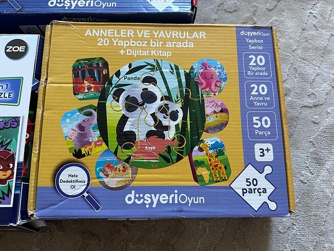  Beden Renk 5 adet puzzle