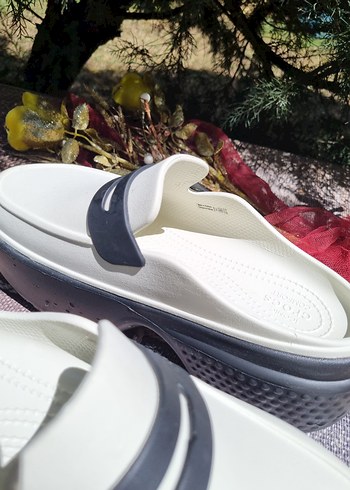 38 Beden beyaz Renk Crocs Kadın Gri Platform Terlik