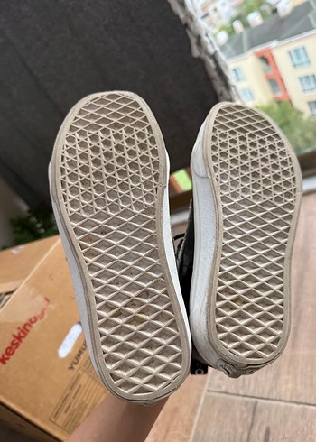 36 Beden siyah Renk Vans boğazlı ayakkabı
