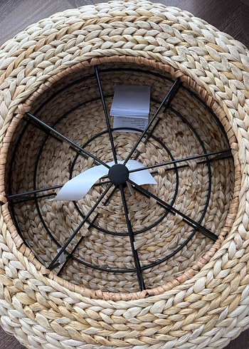 Bohem Tarz Hasır El Yapımı Oturma Minderleri - Görsel 4