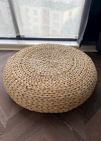 Bohem Tarz Hasır El Yapımı Oturma Minderleri - Görsel 2