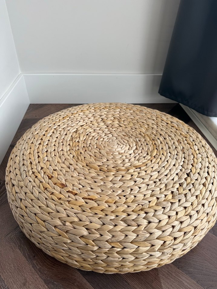 Bohem Tarz Hasır El Yapımı Oturma Minderleri - Görsel 3