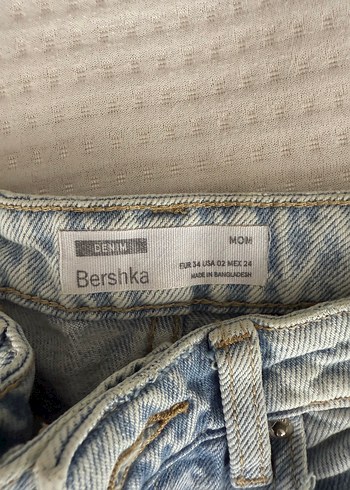 Kadın Bol Kesim Midi Boy Kot Pantolon - Görsel 2