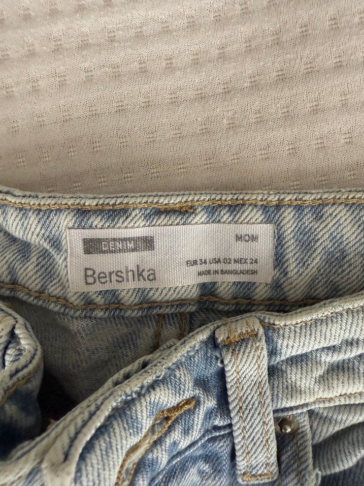 Kadın Bol Kesim Midi Boy Kot Pantolon - Görsel 2