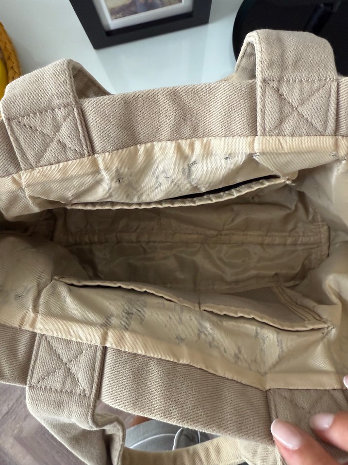 Bej Süet Kadın El Çantası - Bohem Şıklık - Görsel 2