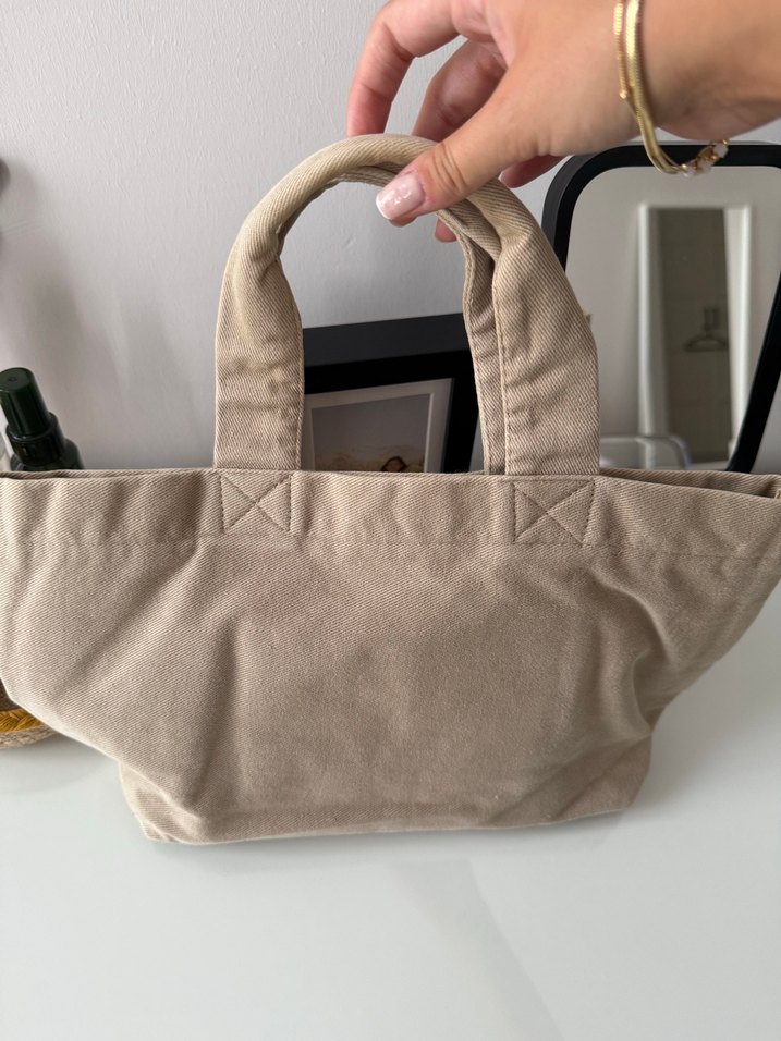 Bej Süet Kadın El Çantası - Bohem Şıklık - Görsel 3