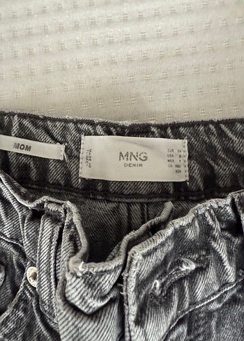 Gri Regular Fit Kadın Denim Pantolon - Görsel 2