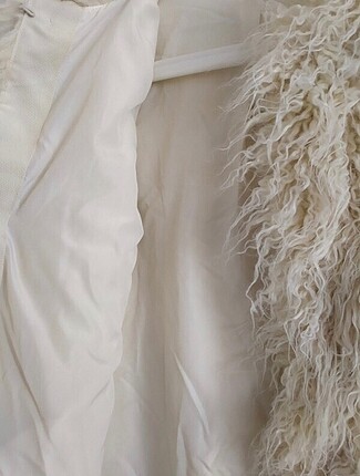 xs Beden beyaz Renk H&M peluş ceket