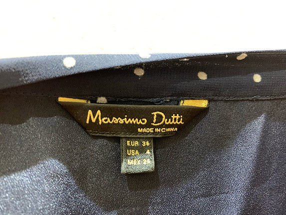 s Beden massimo dutti elbise