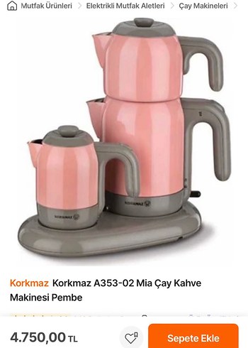 Çay Kahve Makinesi
