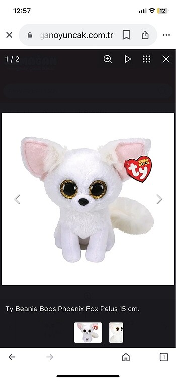 TY BEANİE BOOS PHOENİX FOX PELUŞ