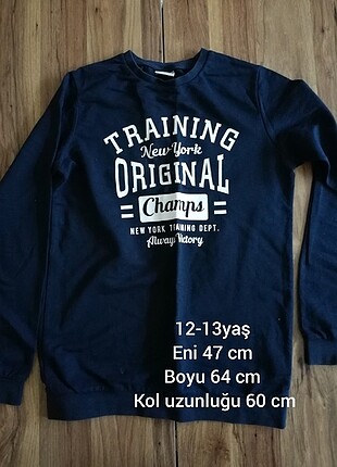 12-13yüş erkek çoçuk sweat kaçmaz