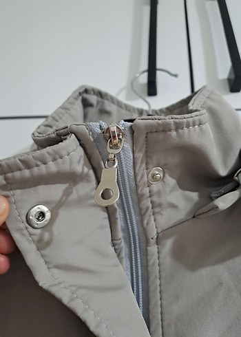 Düğmeli gri Kadın Ceket - Görsel 4