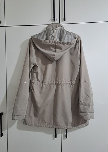 Düğmeli gri Kadın Ceket - Görsel 3