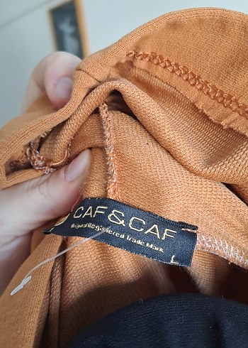 Kahverengi Kapüşonlu Baskılı Kadın Sweatshirt - Görsel 3