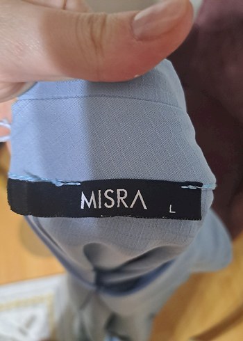 Uzun Kollu Mavi Ofis Tunik - Görsel 4