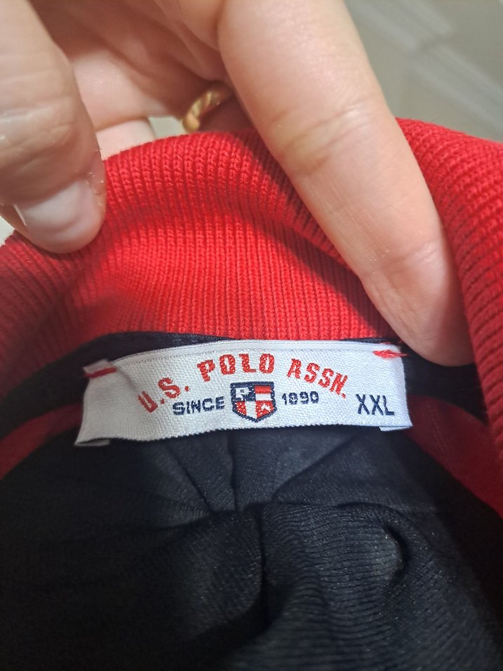 Kısa Kollu Kırmızı Polo Yaka Tişört - Görsel 4