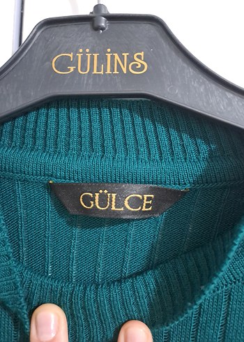 Çizgili Yeşil Uzun triko takım - Görsel 4