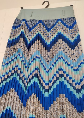 Mavi Pilili Uzun Bohem Etek - Görsel 4