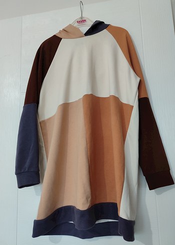 Drapeli Uzun Kollu Hamile Tunik - Görsel 4