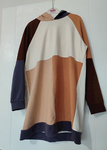 Drapeli Uzun Kollu Hamile Tunik - Görsel 5