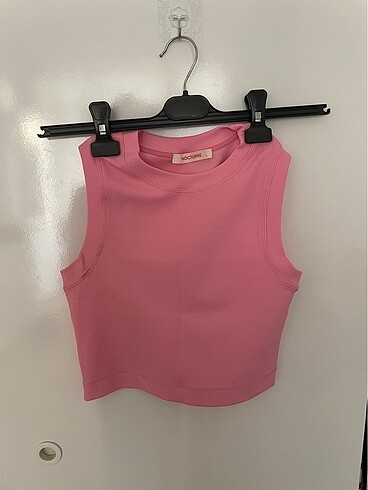 xs Beden pembe Renk Nocturne crop açık tatlı pembe yeni fakat hafif bir lekesi var